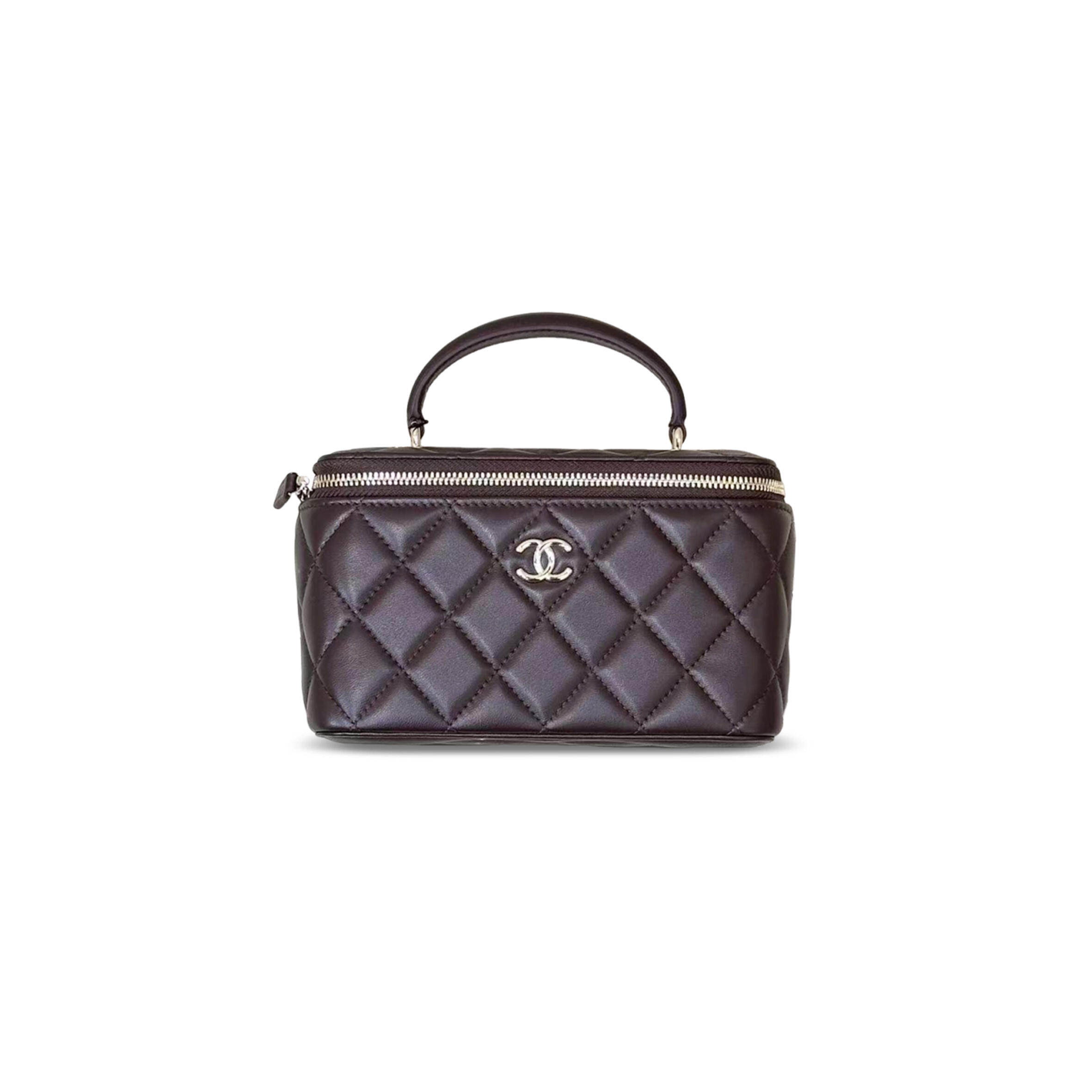 CHANEL VANITY CASE WITH CHAIN LAMBSKIN AP2199 (16*10*8cm)
